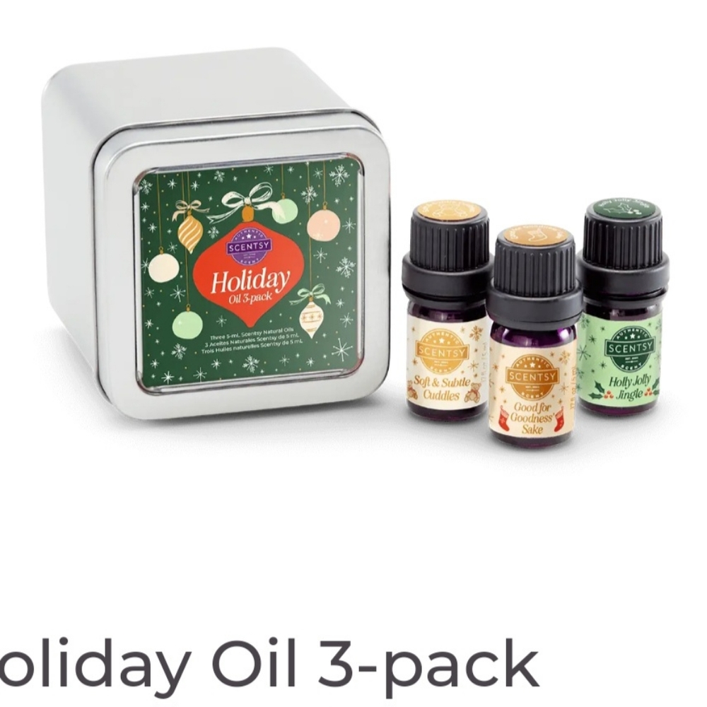 Scentsy Holiday Oil 3 Pack